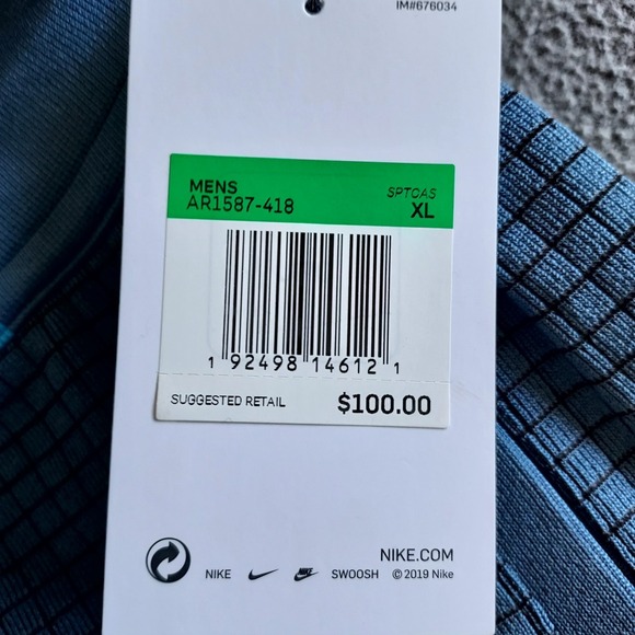 NWT Tech Pack Knit Men's XL Athletic Shorts  Style AR1587 418  Ret. $100.00 - Picture 6 of 14